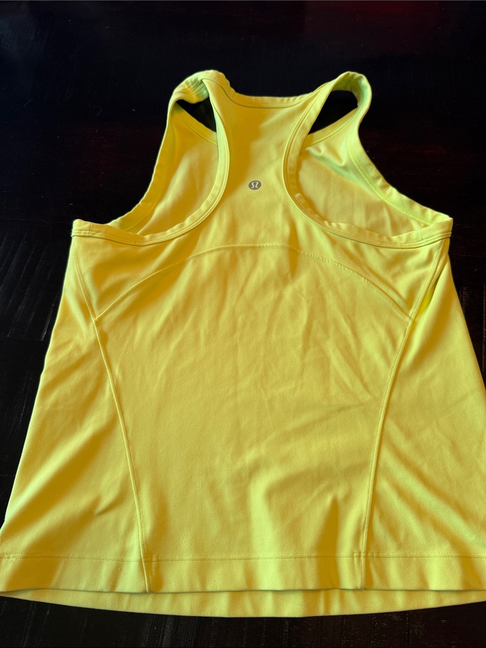 lululemon athletica Neon Yellow Racerback Tank Align Waist Electric Lemon 8